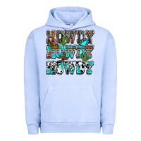 Pigment Grape Ice western howdy howdy howdy Urban Hoodie - NancyCooperArtShop