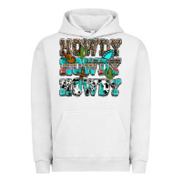 Pigment Lunar Rock western howdy howdy howdy Urban Hoodie - NancyCooperArtShop