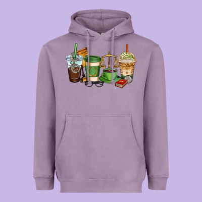 Lawyer Coffee Cups Heavyweight Hoodie Designed By Adodesignshop