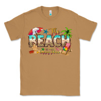 Toasted Coconut the beach is my happy place Classic Tee - texasbilliewilder