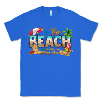The Beach Is My Happy Place Classic Tee | Teevron