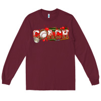 Burgundy baseball coach Long Sleeve Tee - texasbilliewilder