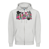 Dove Grey race nurse Zipper Hoodie - Zillion Design Studio
