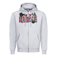 Heather Grey race nurse Zipper Hoodie - Zillion Design Studio