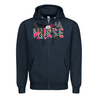 Navy race nurse Zipper Hoodie - Zillion Design Studio