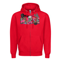 Red race nurse Zipper Hoodie - Zillion Design Studio