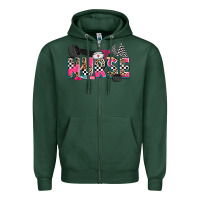 Sports Green race nurse Zipper Hoodie - Zillion Design Studio