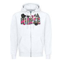 White race nurse Zipper Hoodie - Zillion Design Studio