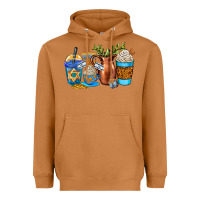 Meerkat hannukah coffee cups Heavyweight Hoodie - AdoDesignShop