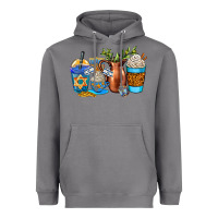 Storm hannukah coffee cups Heavyweight Hoodie - AdoDesignShop