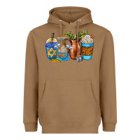 Toasted Coconut hannukah coffee cups Heavyweight Hoodie - AdoDesignShop