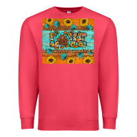 Sunflower Leopard Thanksgiving Love Premium Sweatshirt | Teevron