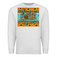 Oatmeal Heather Sunflower Leopard Thanksgiving Love Premium Sweatshirt - Artiststas
