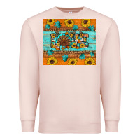 Pale Pink Sunflower Leopard Thanksgiving Love Premium Sweatshirt - Artiststas