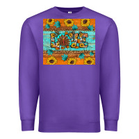 Purple Sunflower Leopard Thanksgiving Love Premium Sweatshirt - Artiststas