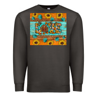 Smoke Sunflower Leopard Thanksgiving Love Premium Sweatshirt - Artiststas