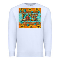 White Sunflower Leopard Thanksgiving Love Premium Sweatshirt - Artiststas