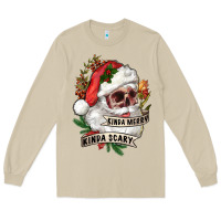 Mushroom Kinda merry kinda scary Long Sleeve Tee - RanaPortraitStore