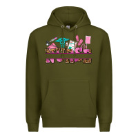 Army Green nurse custom name Premium Hoodie - AdoDesignShop