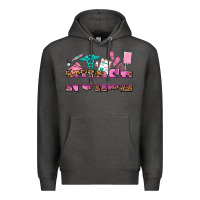Charcoal Heather nurse custom name Premium Hoodie - AdoDesignShop