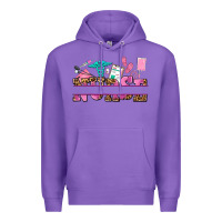 Purple nurse custom name Premium Hoodie - AdoDesignShop