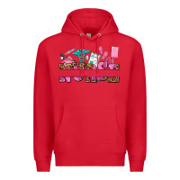 Red nurse custom name Premium Hoodie - AdoDesignShop