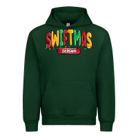 Forest Green swiftmas season Urban Hoodie - MaliasSmallBusiness