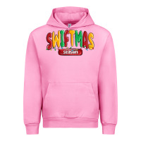 Fuchsia Pink swiftmas season Urban Hoodie - MaliasSmallBusiness