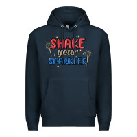 Navy 4th of july america shake your sparkler Premium Hoodie - MaliasSmallBusiness