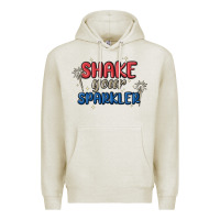 Oatmeal Heather 4th of july america shake your sparkler Premium Hoodie - MaliasSmallBusiness