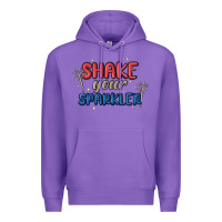 Purple 4th of july america shake your sparkler Premium Hoodie - MaliasSmallBusiness