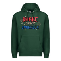 Sports Green 4th of july america shake your sparkler Premium Hoodie - MaliasSmallBusiness