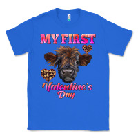 True Royal my first valentine's day highland calf Classic Tee - RanaPortraitStore