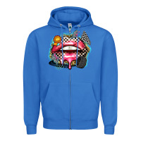 True Royal race lips Zipper Hoodie - Zillion Design Studio