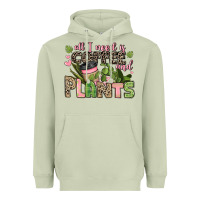 Matcha all i need is coffee and plants Heavyweight Hoodie - JahusDesignShop
