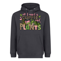 Smoke all i need is coffee and plants Heavyweight Hoodie - JahusDesignShop