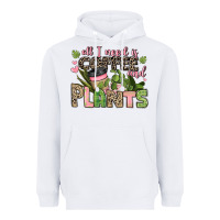White all i need is coffee and plants Heavyweight Hoodie - JahusDesignShop