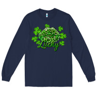 Navy Kiss lucky Long Sleeve Tee - RanaPortraitStore