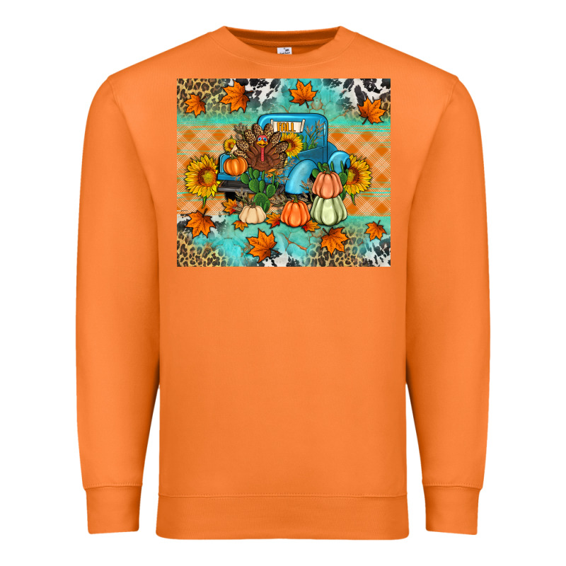 Thanksgiving Truck With Turkey Premium Sweatshirt by Artiststas | Teevron