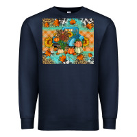 Navy Thanksgiving Truck With Turkey Premium Sweatshirt - Artiststas