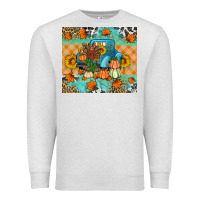Oatmeal Heather Thanksgiving Truck With Turkey Premium Sweatshirt - Artiststas