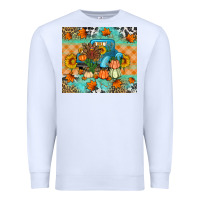 White Thanksgiving Truck With Turkey Premium Sweatshirt - Artiststas