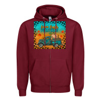 Burgundy farm fresh pumpkins tumbler Zipper Hoodie - RanaPortraitStore