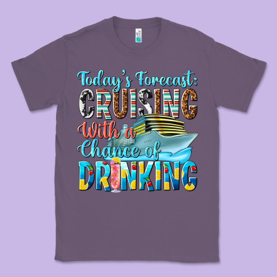 Todays Forecast  Cruising With A Chance Of Drinkin Classic Tee Designed By Texasbilliewilder