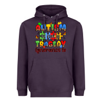 Plum autism is not a tragedy ignorance is Heavyweight Hoodie - JahusDesignShop