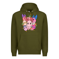 Army Green soft pink easter Premium Hoodie - MaliasSmallBusiness