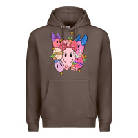 Coffee soft pink easter Premium Hoodie - MaliasSmallBusiness