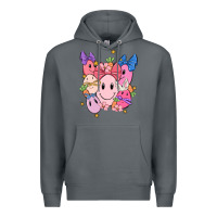 Rock soft pink easter Premium Hoodie - MaliasSmallBusiness