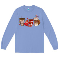 Colony Blue baseball coffee cups Long Sleeve Tee - texasbilliewilder