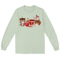 Matcha baseball coffee cups Long Sleeve Tee - texasbilliewilder